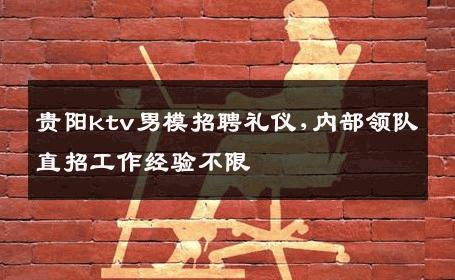 贵阳ktv男模招聘礼仪,内部领队直招工作经验不限 