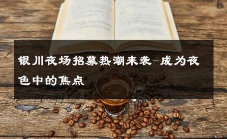 银川夜场招募热潮来袭-成为夜色中的焦点 
