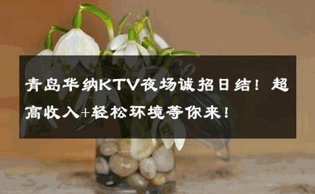 青岛华纳KTV夜场诚招日结！超高收入+轻松环境等你来！ 