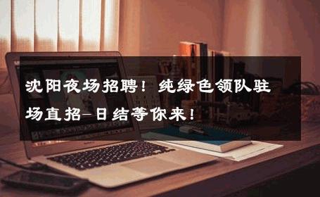 沈阳夜场招聘！纯绿色领队驻场直招-日结等你来！ 