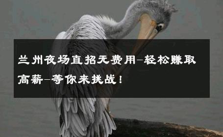 兰州夜场直招无费用-轻松赚取高薪-等你来挑战！ 
