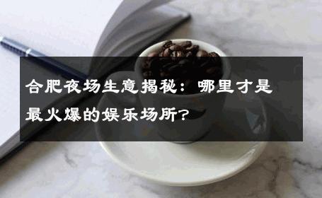 合肥夜场生意揭秘：哪里才是最火爆的娱乐场所？ 