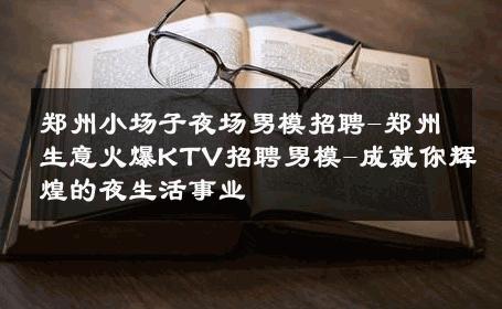 郑州小场子夜场男模招聘-郑州生意火爆KTV招聘男模-成就你辉煌的夜生活事业 