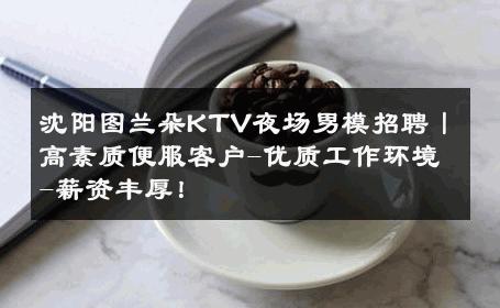 沈阳图兰朵KTV夜场男模招聘丨高素质便服客户-优质工作环境-薪资丰厚！ 