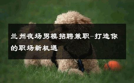 兰州夜场男模招聘兼职-打造你的职场新机遇 