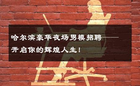 哈尔滨豪华夜场男模招聘——开启你的辉煌人生！ 