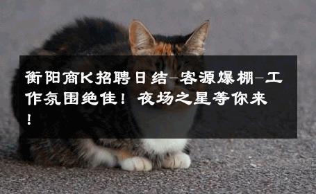 衡阳商K招聘日结-客源爆棚-工作氛围绝佳！夜场之星等你来！ 