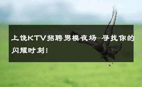 上饶KTV招聘男模夜场-寻找你的闪耀时刻！ 