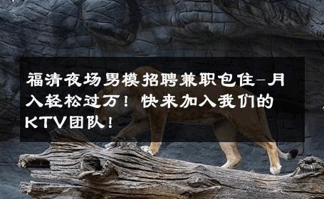 福清夜场男模招聘兼职包住-月入轻松过万！快来加入我们的KTV团队！ 