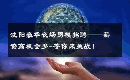 沈阳豪华夜场男模招聘——薪资高机会多-等你来挑战！ 