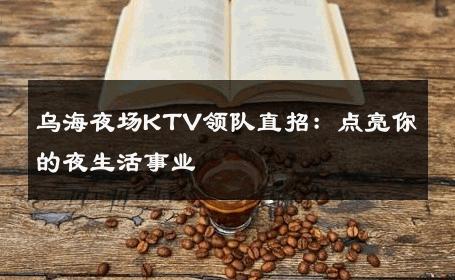 乌海夜场KTV领队直招：点亮你的夜生活事业 
