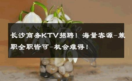 长沙商务KTV招聘！海量客源-兼职全职皆可-机会难得！ 