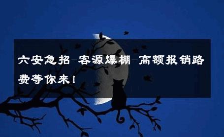 六安急招-客源爆棚-高额报销路费等你来！ 