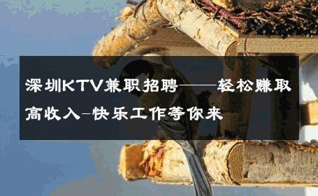 深圳KTV兼职招聘——轻松赚取高收入-快乐工作等你来 