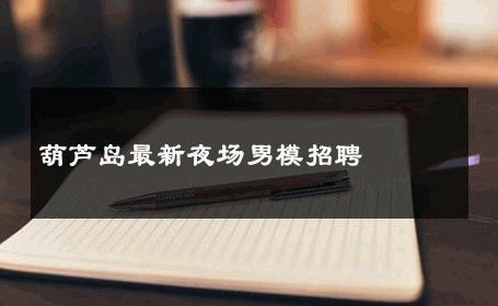 葫芦岛最新夜场男模招聘 