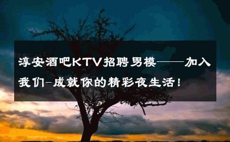 淳安酒吧KTV招聘男模——加入我们-成就你的精彩夜生活！ 