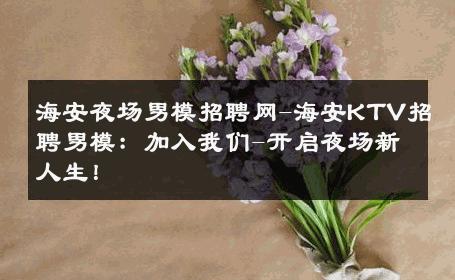 海安夜场男模招聘网-海安KTV招聘男模：加入我们-开启夜场新人生！ 
