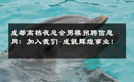 成都高档夜总会男模招聘信息网：加入我们-成就辉煌事业！ 