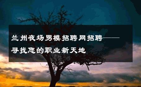 兰州夜场男模招聘网招聘——寻找您的职业新天地 