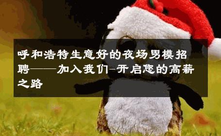 呼和浩特生意好的夜场男模招聘——加入我们-开启您的高薪之路 