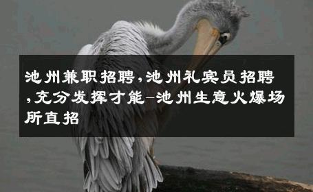池州兼职招聘,池州礼宾员招聘,充分发挥才能-池州生意火爆场所直招