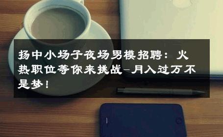 扬中小场子夜场男模招聘：火热职位等你来挑战-月入过万不是梦！ 