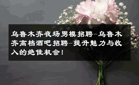 乌鲁木齐夜场男模招聘-乌鲁木齐高档酒吧招聘-提升魅力与收入的绝佳机会！ 