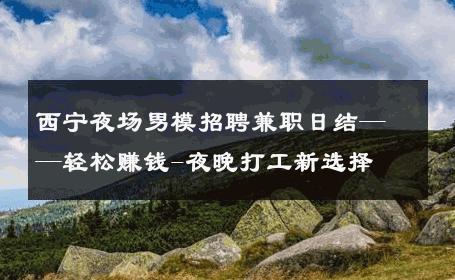 西宁夜场男模招聘兼职日结——轻松赚钱-夜晚打工新选择 