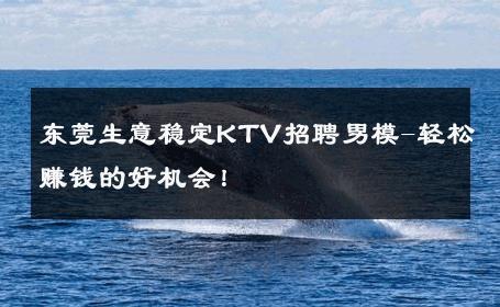 东莞生意稳定KTV招聘男模-轻松赚钱的好机会！ 