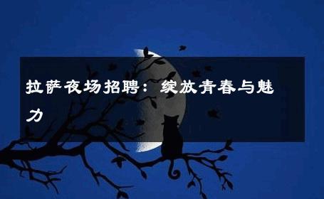 拉萨夜场招聘：绽放青春与魅力 