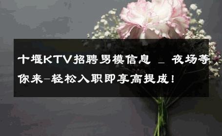 十堰KTV招聘男模信息 _ 夜场等你来-轻松入职即享高提成！ 