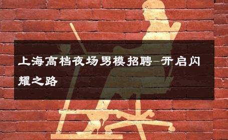上海高档夜场男模招聘-开启闪耀之路 