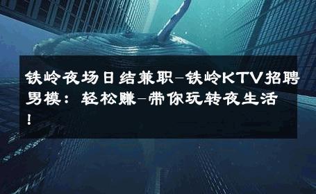 铁岭夜场日结兼职-铁岭KTV招聘男模：轻松赚-带你玩转夜生活！ 