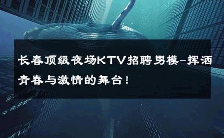 长春顶级夜场KTV招聘男模-挥洒青春与激情的舞台！ 