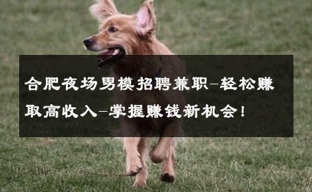 合肥夜场男模招聘兼职-轻松赚取高收入-掌握赚钱新机会！ 