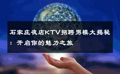 石家庄夜店KTV招聘男模大揭秘：开启你的魅力之旅 