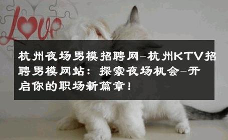 杭州夜场男模招聘网-杭州KTV招聘男模网站：探索夜场机会-开启你的职场新篇章！ 