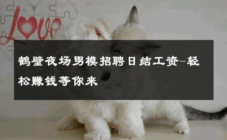 鹤壁夜场男模招聘日结工资-轻松赚钱等你来 