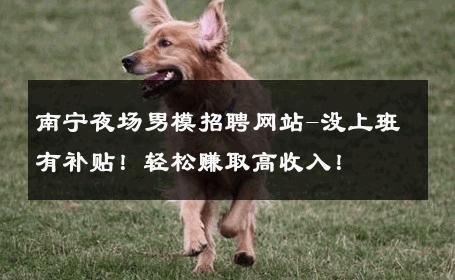 南宁夜场男模招聘网站-没上班有补贴！轻松赚取高收入！ 