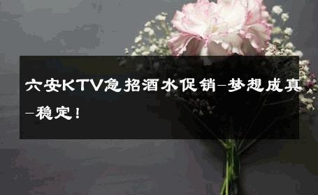 六安KTV急招酒水促销-梦想成真-稳定！ 