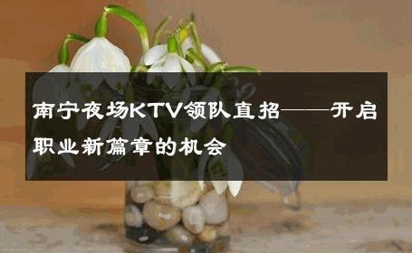 南宁夜场KTV领队直招——开启职业新篇章的机会 