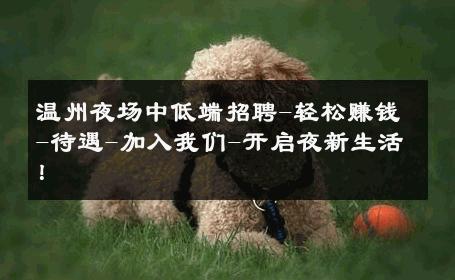 温州夜场中低端招聘-轻松赚钱-待遇-加入我们-开启夜新生活！ 
