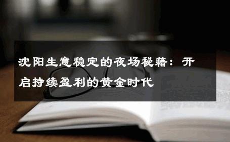 沈阳生意稳定的夜场秘籍：开启持续盈利的黄金时代 