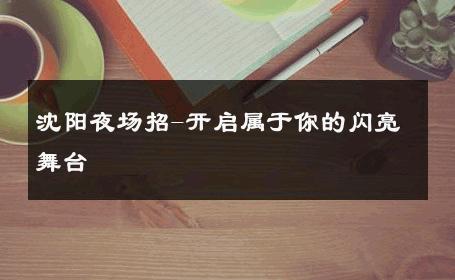沈阳夜场招-开启属于你的闪亮舞台 
