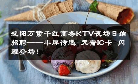 沈阳万紫千红商务KTV夜场日结招聘——丰厚待遇-无需IC卡-闪耀登场！ 