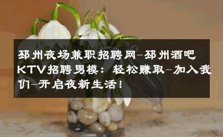 邳州夜场兼职招聘网-邳州酒吧KTV招聘男模：轻松赚取-加入我们-开启夜新生活！ 