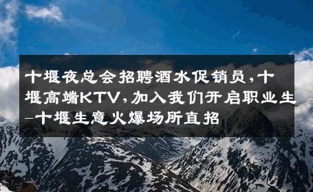 十堰夜总会招聘酒水促销员,十堰高端KTV,加入我们开启职业生-十堰生意火爆场所直招
