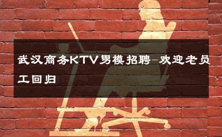 武汉商务KTV男模招聘-欢迎老员工回归 