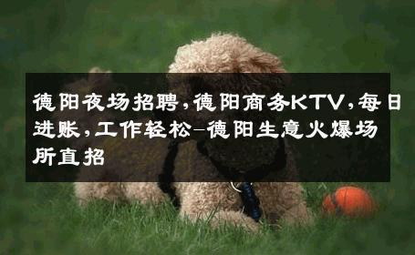 德阳夜场招聘,德阳商务KTV,每日进账,工作轻松-德阳生意火爆场所直招