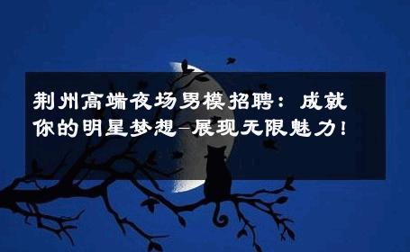 荆州高端夜场男模招聘：成就你的明星梦想-展现无限魅力！ 